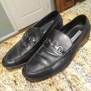 GR by Gordon Rush Horsebit Loafers Black Leather 68721 Channing Men’s Sz 12